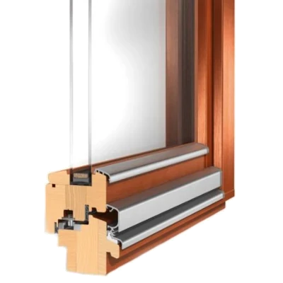 Holzfenster Profil im Querschnitt