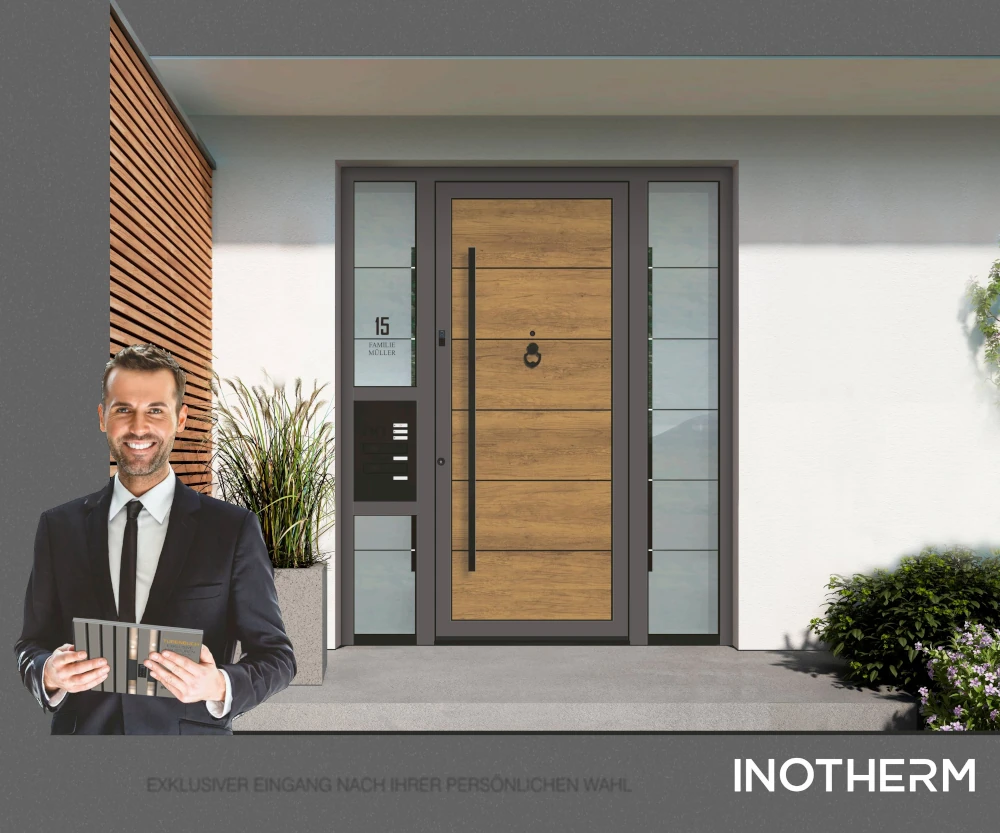 Titelbild des Inotherm Select Haustüren-Katalogs