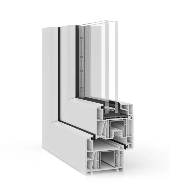 Produktbild des Kunststofffensters EkoSun 70