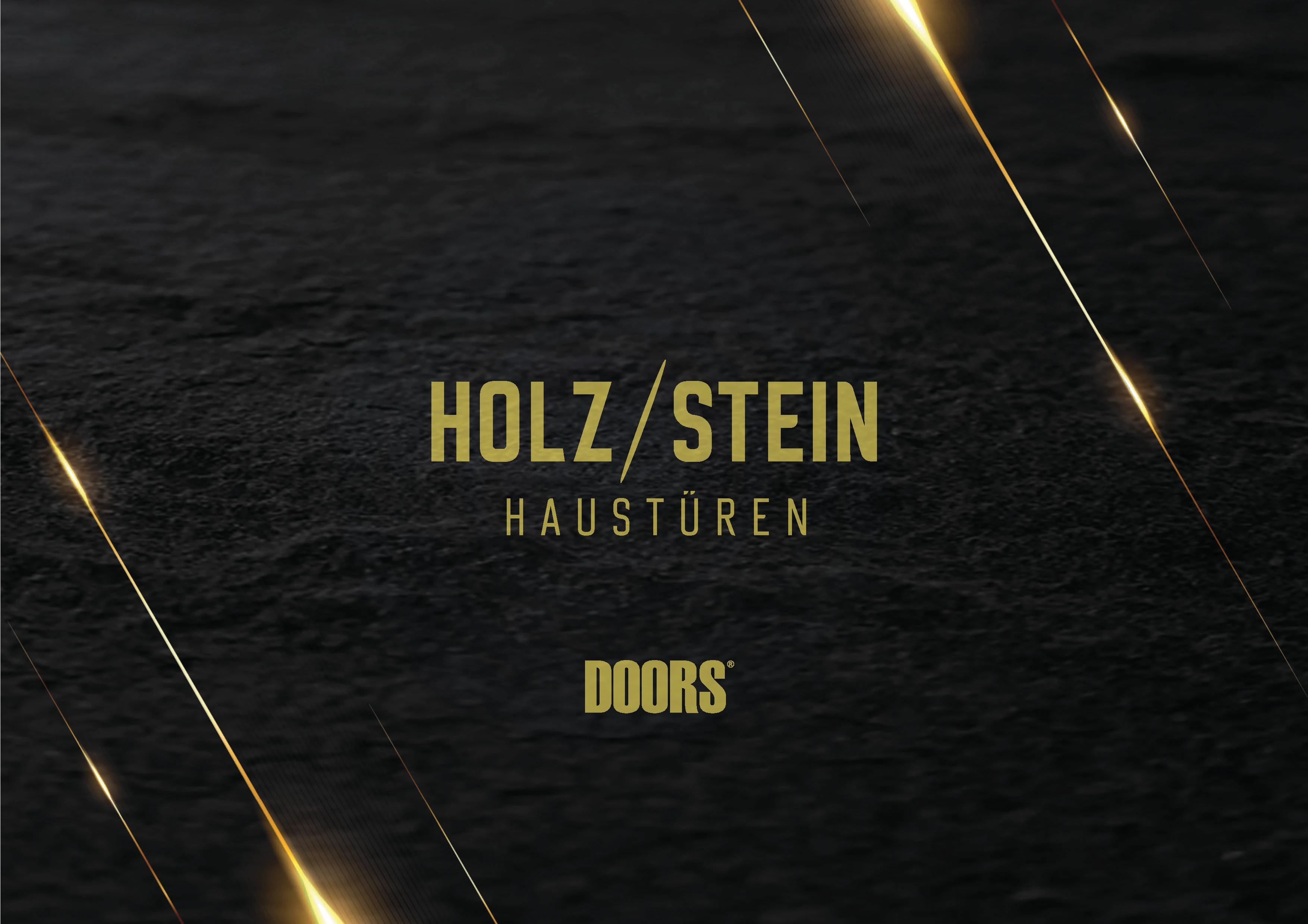 Titelbild des Doors Holz Stein Haustüren-Katalogs