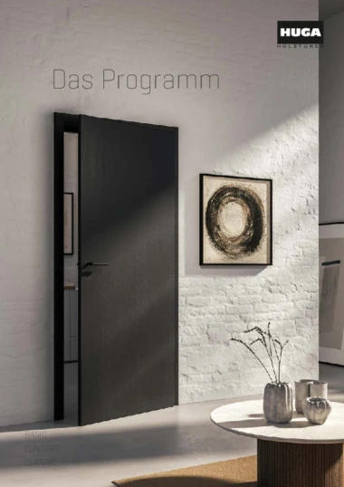 Titelbild des HUGA Programm Katalogs für Innentüren